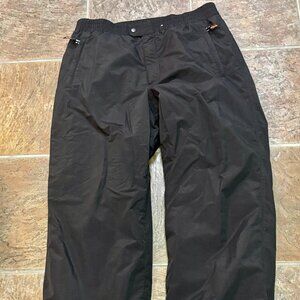 Vintage Mens Obermeyer Black Nylon Ski Snow Outdoor Pants Size XL     ********SI